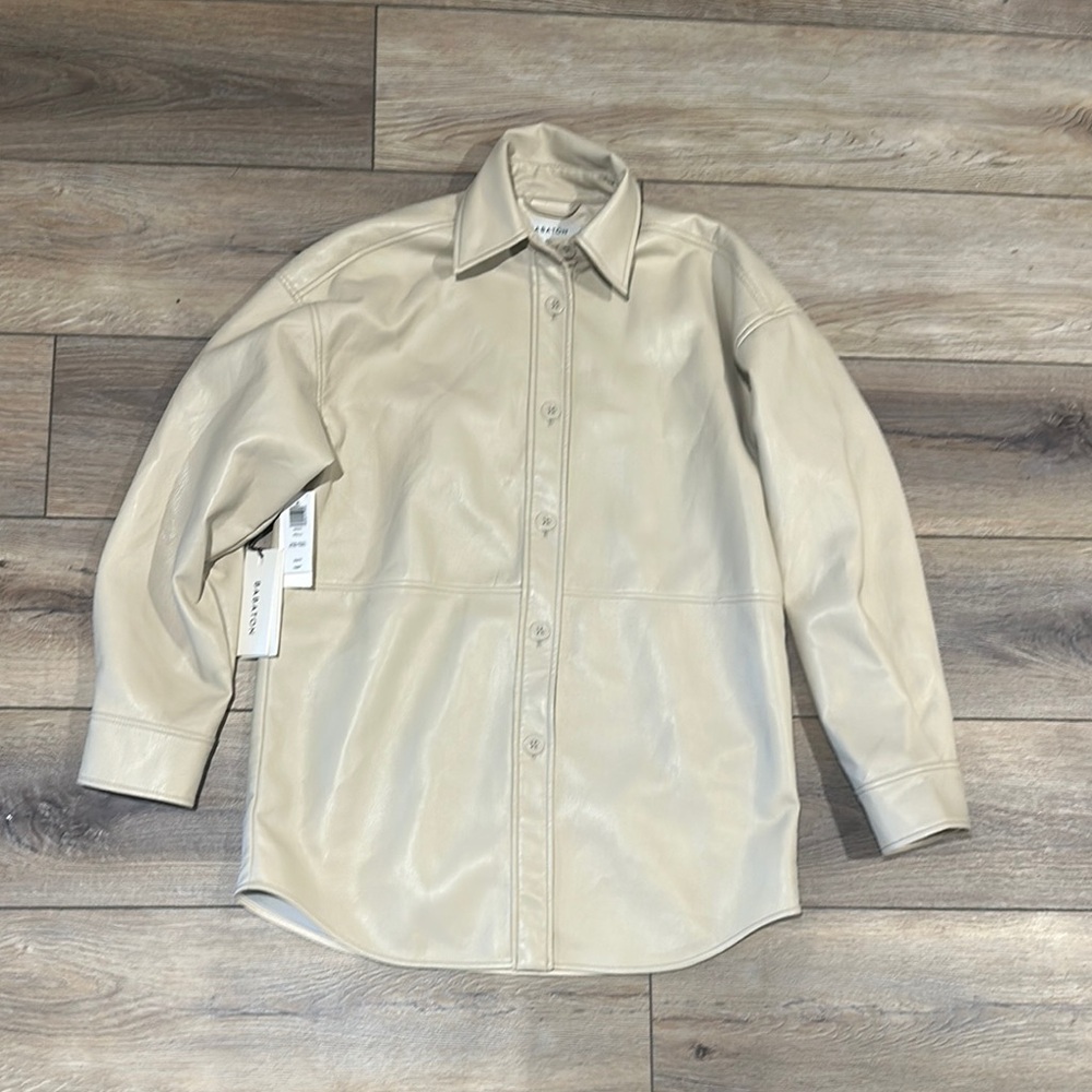 NWT Babaton Pelli in Sand White